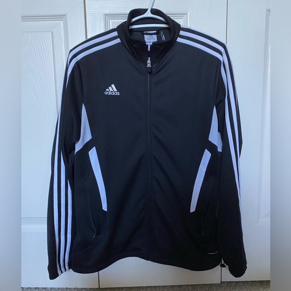 Adidas Striped Zip-Up